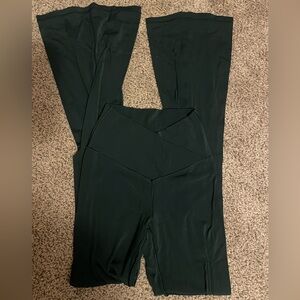 small Aerie turquoise yoga pants